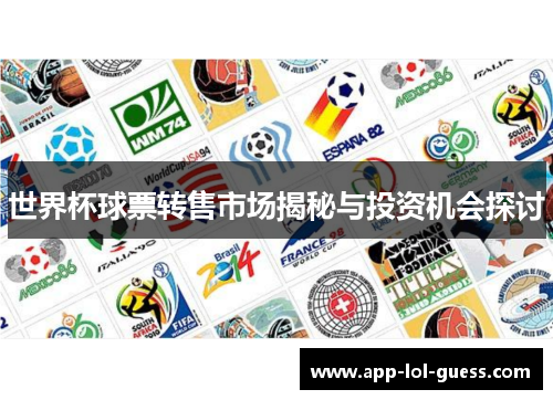 世界杯球票转售市场揭秘与投资机会探讨