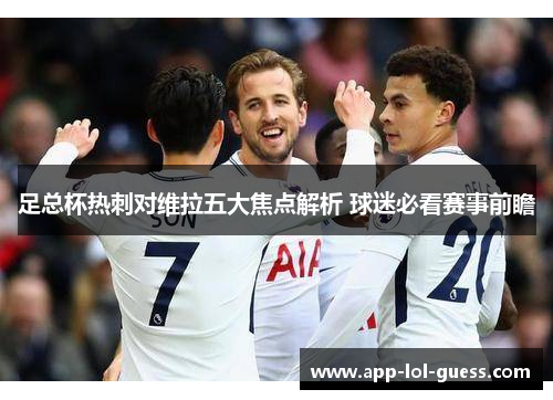 足总杯热刺对维拉五大焦点解析 球迷必看赛事前瞻